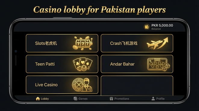 Lobby view of Pakspinx for Pakistan users - 4